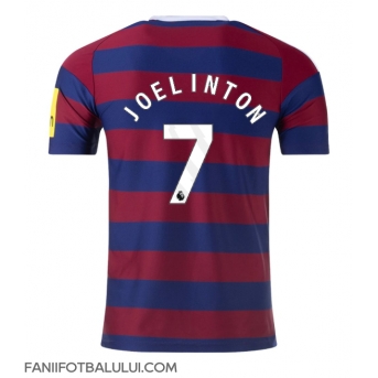 Newcastle United Joelinton #7 Tricou Fotbal Replică 2024-25 Barbati Deplasare